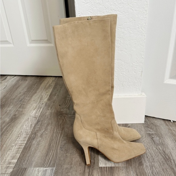 Vince Camuto Suede Leather Knee High Boots - Picture 1 of 7